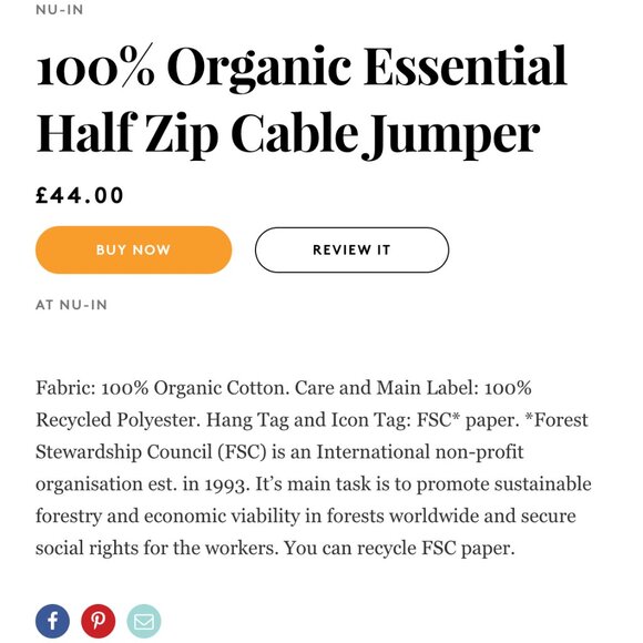 NU-IN Quarter-Zip Cable-Knit Pullover - Picture 3 of 11